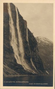 Norway Syv Söstre Geirangerfjord RPPC 06.83