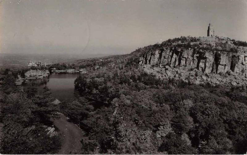 Monhonk Lake New York Scenic View Real Photo Antique Postcard J69548