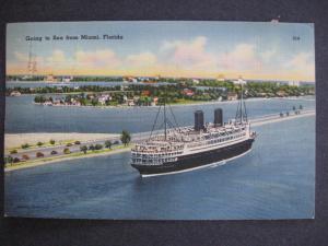 Going to Sea from Miami FL Florida 