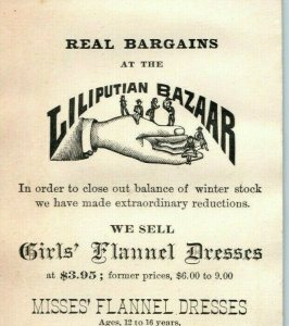 1880's Best & Co. Liliputian Bazaar Prices Listed Fab! 7A