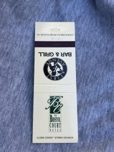 Matchbook Cover - First Avenue Bar Grill Bristol Court Hotel San Diego CA MB77