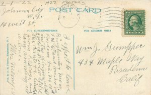 Postcard New York Johnson City Ansco Camera Works Pierson Flag 22-14052