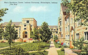 Bloomington, IN   INDIANA UNIVERSITY Men's Residence~Dorms  THE SHIP Postcard