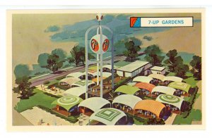 NY - World's Fair 1964-65. Souvenir Flash Card:  7-Up Gardens **