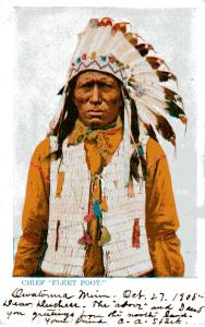 Chief Fleet Foot, Undivided Back, pre-1907