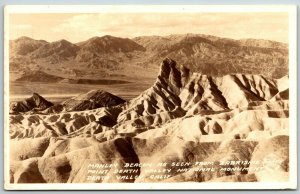 RPPC Manley Beacon, Death Valley, California - Postcard 