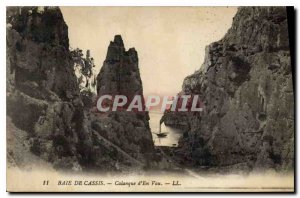 Postcard Old Bay of Cassis Calanque of En Vau