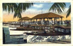 Fishing Docks - Miami, Florida FL  