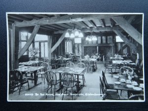 Kent HILDENBOROUGH Old Barn Teahouse THE TEA ROOM  - Old RP Postcard by EAS