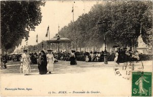 CPA AGEN Promenade du Gravier Lot et Garonne (100617)