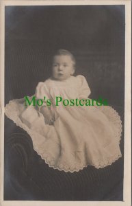 Ancestor Postcard - Children's Fashion, Babies, Welsh Baby, Cardiff  RS33754