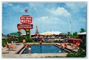 1959 The South's Friendliest Stop Bel-Mar Motel Beebe Arkansas AR Postcard