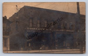 J87/ Cardington Ohio RPPC Postcard c1910 People Store Grocery Dry 775