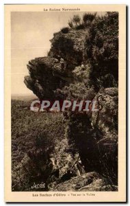 Old Postcard Les Roches d & # 39Oetre views Vallee Suisse Normande