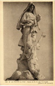 CPA La Pointe du Raz - Statue de N. D. des Naufrages (1033149)