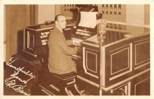 WLAC Radio Piano Organ Player Real Photo Vintage Postcard AA55672