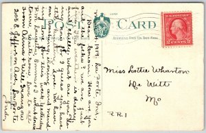 Laporte Indiana 1919 Postcard Post Office