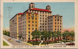The Albert Pike Hotel Little Rock Arkansas Postcard PC519