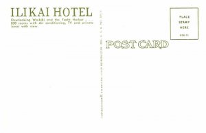 Postcard HOTEL SCENE Honolulu - Waikiki Hawaii HI AR2020