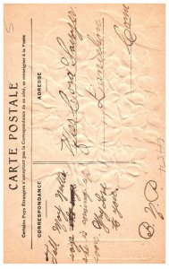 Hearty Greetings , Embossed Flower