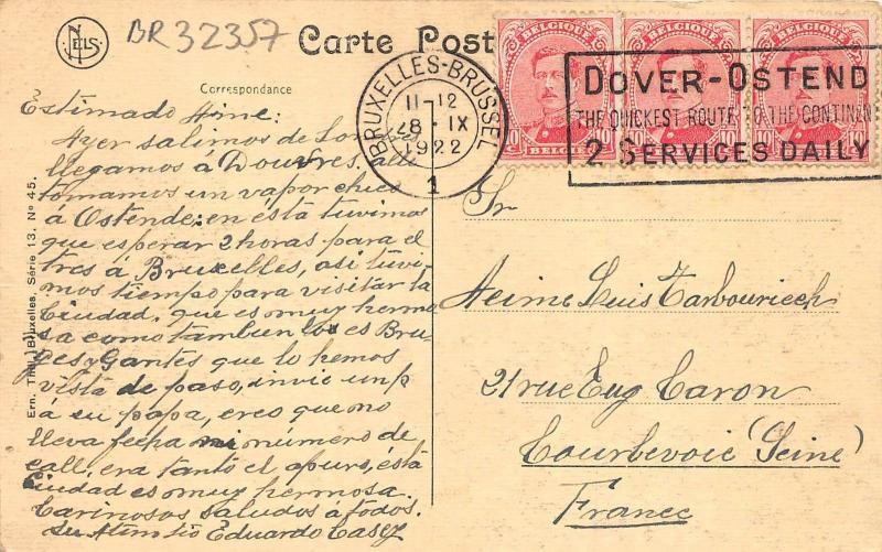 BR32357 Ostende LA Digue et la Palge belgium