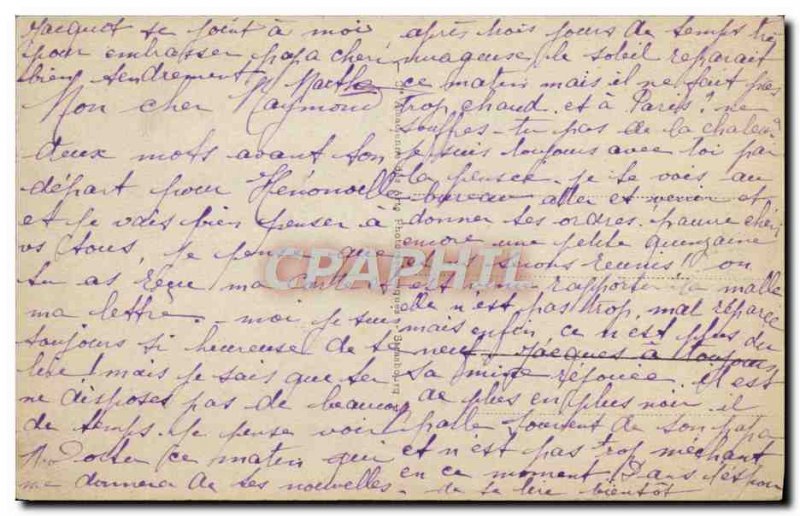 Old Postcard Houlgate The Beach and Villas