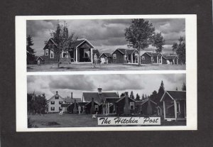 ME The Hitchin Post Guest House Hotel Cabins Searsport Maine Postcard Hitchin...