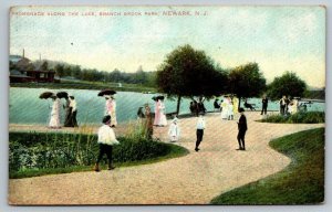 Promenade  Branch Brook Park  Newark   New Jersey   Postcard  1908