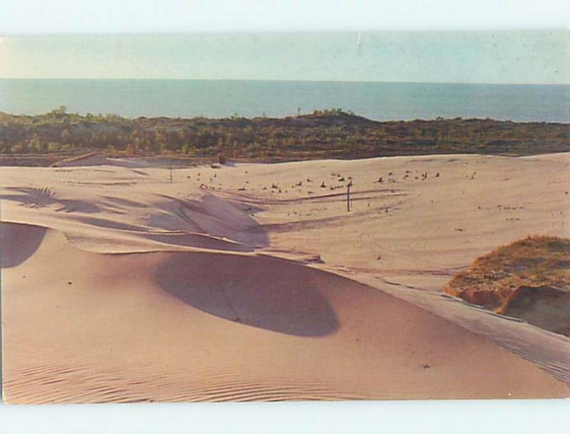 Pre-1980 SILVER LAKE FROM DUNES Silver Lake - Near Hart Michigan MI hn1682