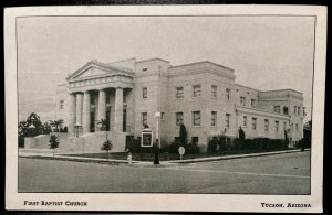 Vintage Postcard 1947 First (Southern) Baptist Church, Tucson, Arizona (AZ)