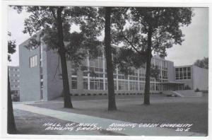 Hall of Music Bowling Green University Ohio RPPC Real Photo postcard