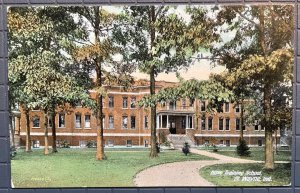 Vintage Postcard 1909 Bible Training School Fort Wayne Indiana IN