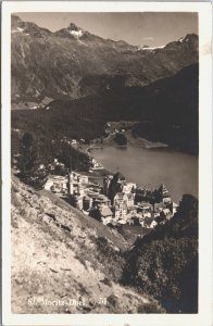 Switzerland Sankt Moritz Vintage RPPC 09.22