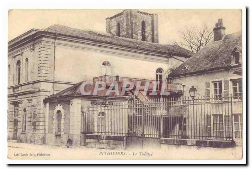 Pithiviers Old Postcard The Theater