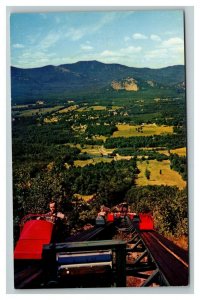 Vintage 1950's Postcard Moat Mountain Mt. Cranmore North Conway New Hampshire