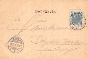 A176 Austria 1906 Vienna Wiener Rathhaus Keller Cellar Bar postcard