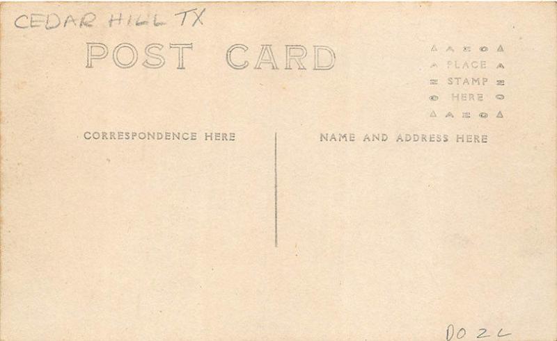 Cedar Hill TX Express Delivery Horse & Wagon Fleet Employees RPPC Postcard