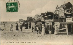 CPA LE CROTOY La Plage et ls Cabines (19258)