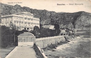 A818 France Beaulieu Hotel Metropole vintage postcard