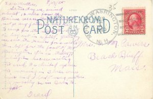 Mount Washington, New Hampshire, Great Gulf 1923 Postmark, People on Rock