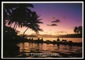 Contemplation from the Hotel Tahiti of Moorea