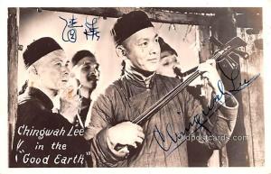 Chingwah Lee, Good Earth Movie Star Actor Actress Film Star Unused 