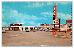 Regina Saskatchewan Canada Postcard Park Lane Motel Office Cafe c1960's Vintage