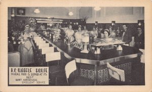 J76/ Santa Fe New Mexico Postcard c1940s K.C. Waffle House Restaurant 230