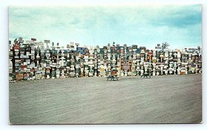 WATSON LAKE, Yukon Canada ~ Alaska Highway Mile 635 SIGN BOARDS c1960s Postcard