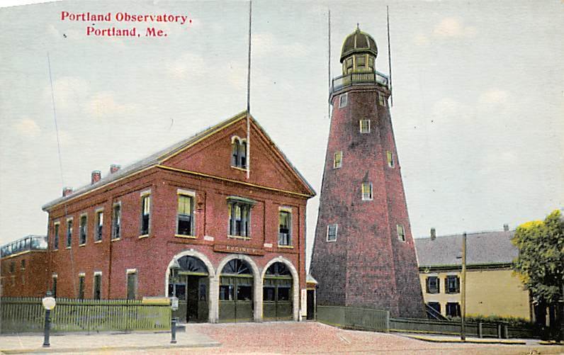 Portland Observatory Portland, Maine, USA Lighthouse Unused 