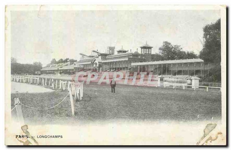 Old Postcard Paris Longchamps