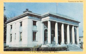 Cynthiana Kentucky Post Office Street View Vintage Postcard K43280