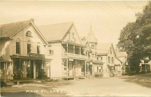 VT, Chester, Vermont, Main Street, RPPC