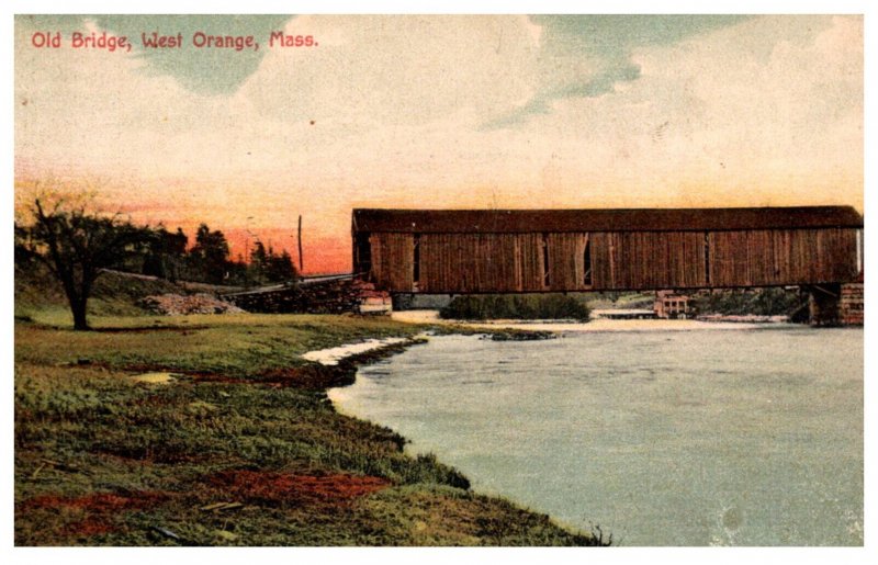 Massachusetts West  Orange  Covered Bridge